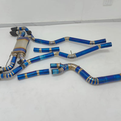 SP Performance Full Titanium Catback Non Resonated Valved Exhaust M340i