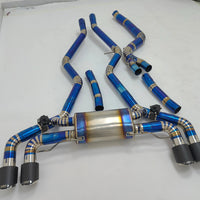 SP Performance Full Titanium Catback Non Resonated Valved Exhaust M340i