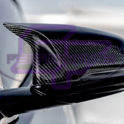 A90 M-Style Carbon Fiber Mirror Caps