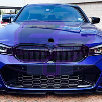 G20 M340i LCI Gloss Black Front Splitter Lip