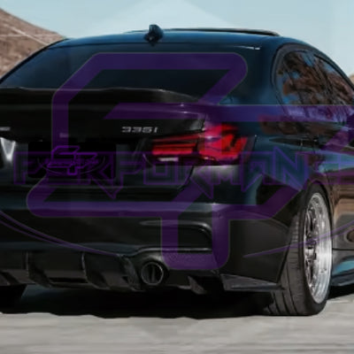 F30 3 Series Carbon Fiber Undertray Diffuser